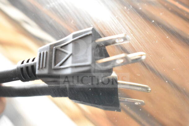 Power cord for Bunn ULTRA NX 58000.0120 countertop slushie machine. Item missing hoppers. 120V, 1 Phase.