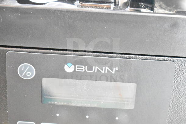 2025 Bunn ULTRA NX 58000.0120 slushie machine, missing hoppers, 120V, commercial countertop model, control panel detail.