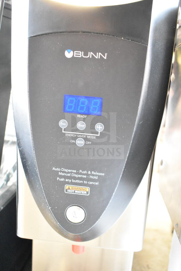 Brand new Bunn H3X 3-gallon hot water dispenser, scratch and dent condition. Features digital display, 120V, 1 phase.
