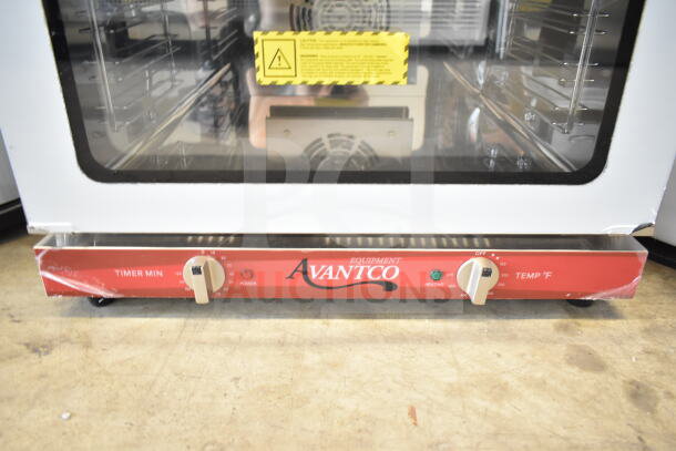 Avantco 177CO16 half-size countertop convection oven, brand new scratch and dent. 1.5 cu. ft., 120V, 1 phase.