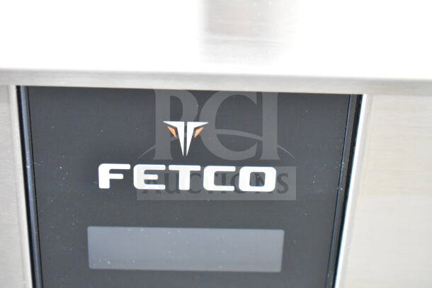 2025 Fetco CBS-1242 Twin Automatic Digital Coffee Brewer, black panel with Fetco logo, commercial grade.