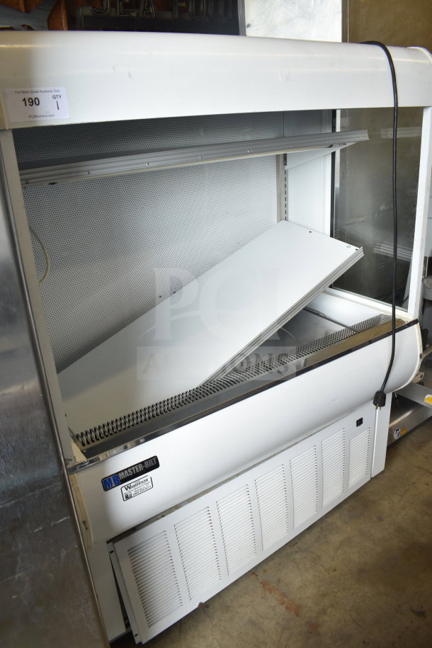 Master-Bilt QMVM-48L grab n go merchandiser, floor style, 115/208-230 Volts, excellent condition, visible label.