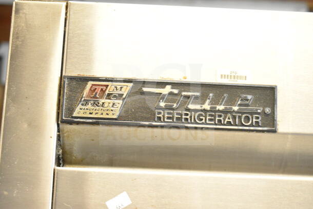 True T-49 Commercial 2-Door Reach-In Cooler, stainless steel, True logo, 115 volts, 1 phase, model T-49.