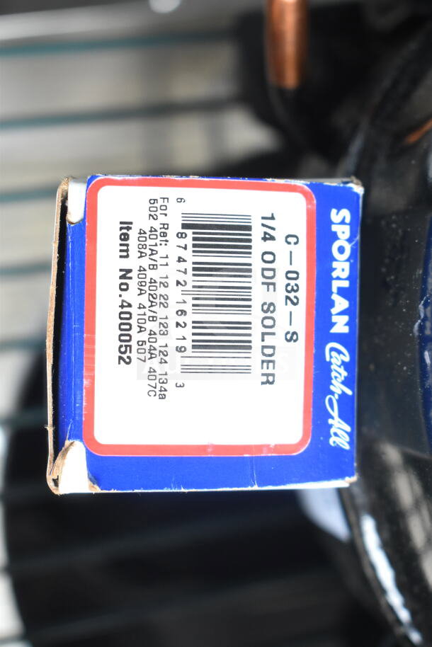 BRAND NEW Cubigel NUT70NR Avantco 17817638 compressor, 115-127V, 1 phase, scratch and dent, labeled as Sporran C-032-S.