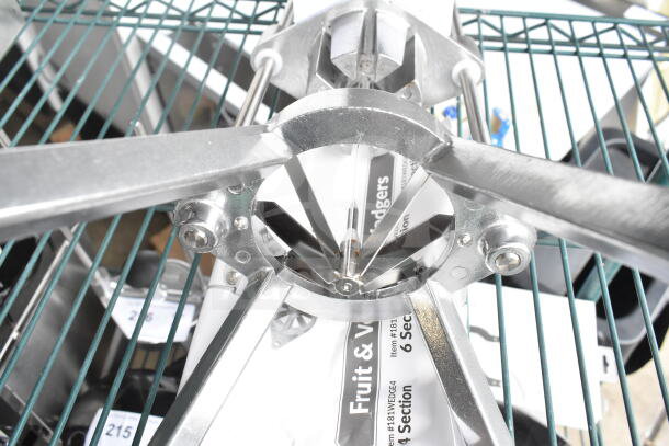 Brand new Garde 181WEDGE8, 8-section fruit/vegetable wedge cutter. Slight scratch and dent. Sturdy metal construction.