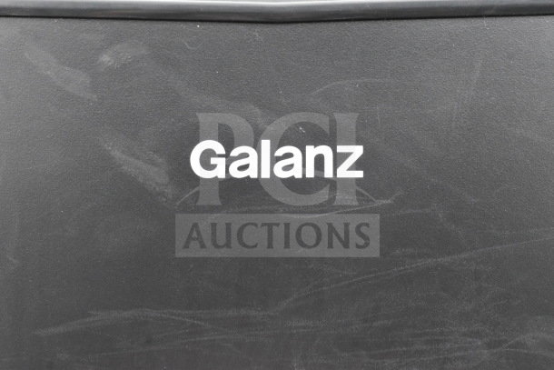 Galanz mini cooler with visible logo, black finish. Part of a set including Black & Decker and Vissani. 115 Volts, 1 Phase.