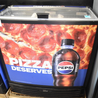 BRAND NEW 2022 IDW G-60e-NA34B Commercial Impulse Cooler Merchandiser, 110-120V, 1 Phase, Pepsi branding, excellent condition.