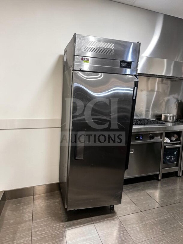 Turbo Air EF24-1-N-V E-Line reach-in freezer, 21.9 cu. ft., excellent condition, 115V, features R290 refrigerant.