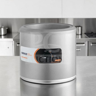 Nemco 6100A 7 Qt. Stainless Steel Food Warmer, brand new, 120V, 550W, NSF & ETL Listed, commercial use ready.