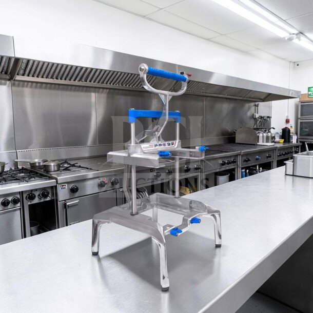 Prince Castle 980-000-00 Saber King slicer, manual, NSF certified, excellent condition, commercial-ready, stainless steel.