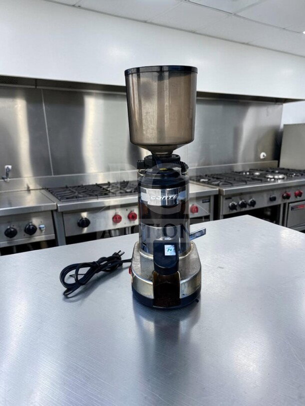 Gino Rossi R.45/RR45 espresso grinder, commercial, fully automatic, 64mm flat burrs, excellent condition, made in Italy.