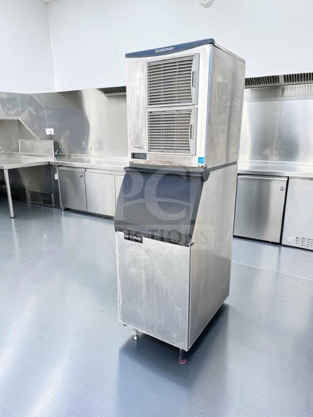 Scotsman F1222A-32D Prodigy® 22" commercial ice machine, air-cooled, elite condition, UL & NSF listed, up to 1,100 lb/day.
