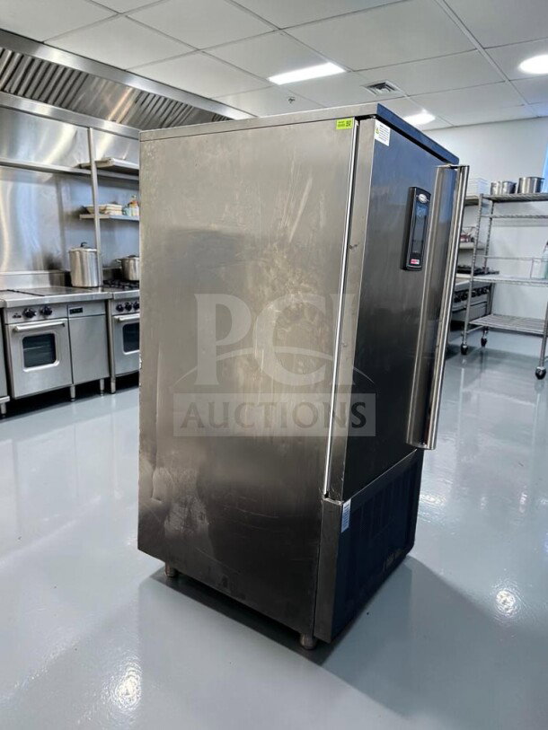 American Panel AP12BCF110-3 HURRiCHiLL™ blast chiller, stainless steel, 24 pan capacity, excellent condition, UL & NSF certified.