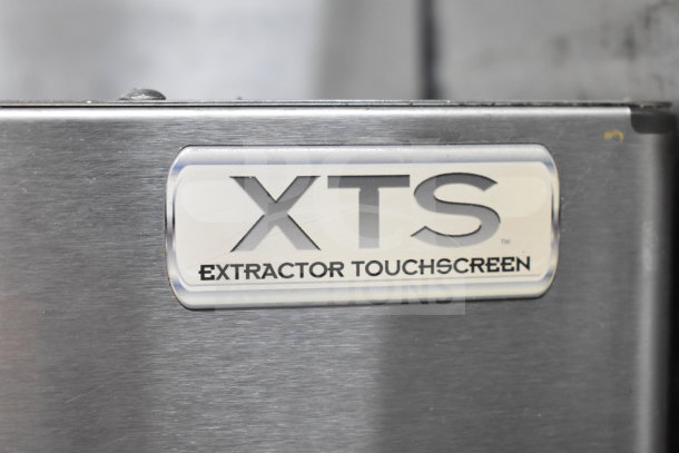 XTS Commercial Countertop Double Coffee Machine with Hot Water Dispenser. Stainless steel, touchscreen interface, includes 2 brew baskets.