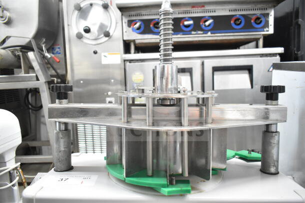 2017 Univex DR1411 commercial countertop dough divider, 110 volts, 1 phase, stainless steel, good condition, model DR1411.
