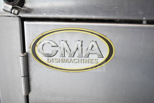 CMA GL-C Commercial Undercounter Glass Washer, 208/240V, 1 Phase, features CMA Dishmachines logo on front panel.