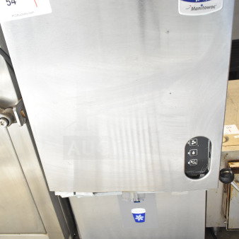2017 Manitowoc RNS12AT-161 commercial countertop ice maker and water dispenser, 115V, 1 phase; logo and control panel visible.