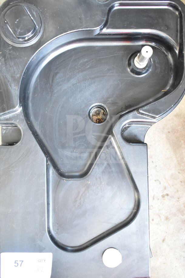 Black Taylor SB25 Blending System Panel, slight wear, includes two units. Visible label reads "57 QTY x2".