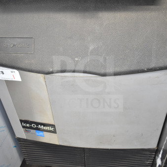 Ice-O-Matic ICEU220HA3 commercial ice machine, undercounter, self-contained, 115V, 1 phase, visible minor wear.