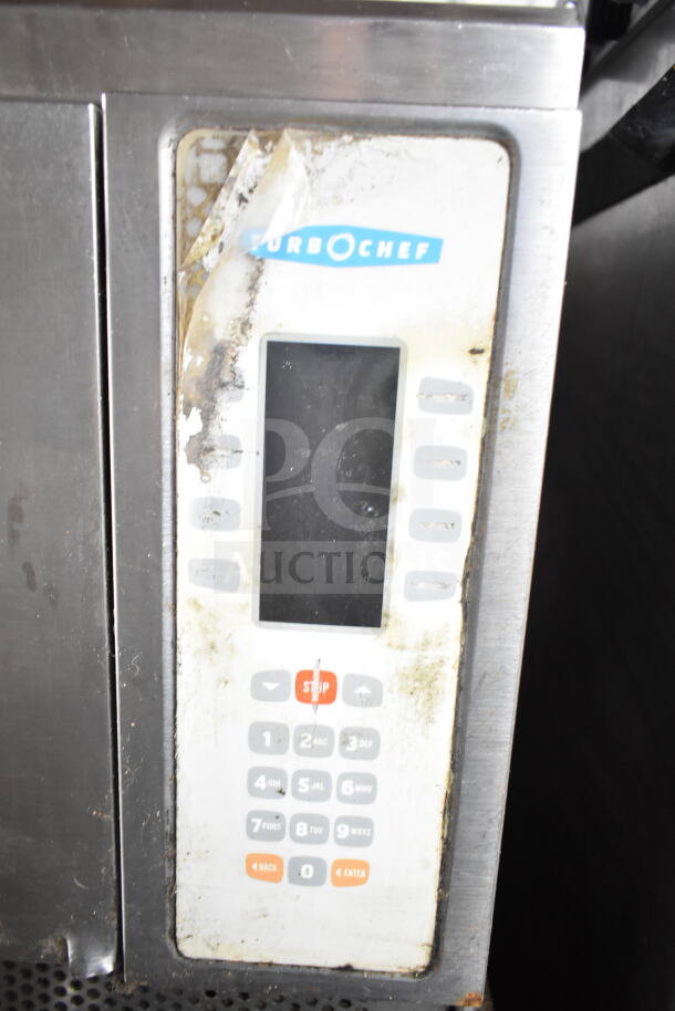 Turbochef NGC commercial rapid cook oven control panel, used condition, visible wear, 208/240V, 1 phase.