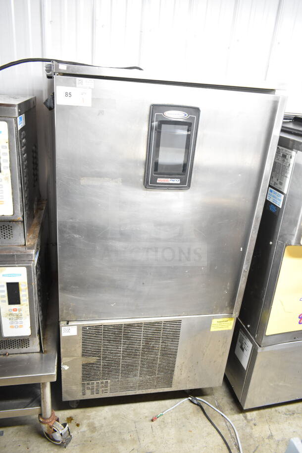 American Panel AP10BCF100-2 Commercial Blast Chiller, stainless steel, 200 volts, 1 phase, visible control panel.