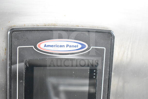 American Panel AP10BCF100-2 blast chiller, stainless steel, visible control panel, 200 volts, 1 phase.