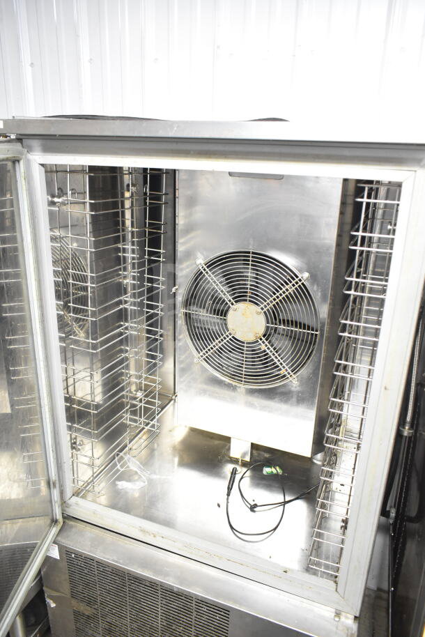 American Panel AP10BCF100-2 Commercial Blast Chiller, 200V, 1 Phase, stainless steel interior, fan visible, good condition.