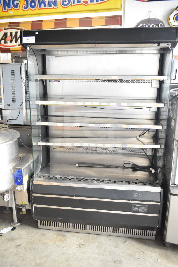 Turbo Air Commercial Open Grab N Go Merchandiser, 120V, 1 Phase; four shelves, glass front, used condition.