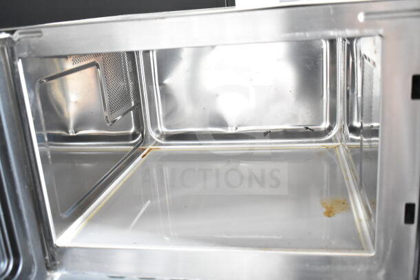 2022 Solwave 180MW112T commercial countertop microwave oven, used condition, clean interior, 120 volts, 1 phase.
