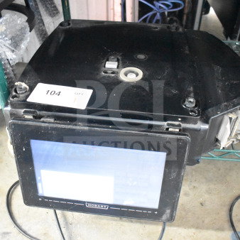 2017 Hobart HTi-7LH26 commercial food portioning scale, black, with display. Tested and working. Model HTi-7LH26.