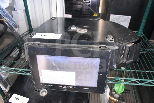 2017 Hobart HTi-7LH26 food portioning scale; screen damage visible, no power cord included; tested and working; 120/208-240V.