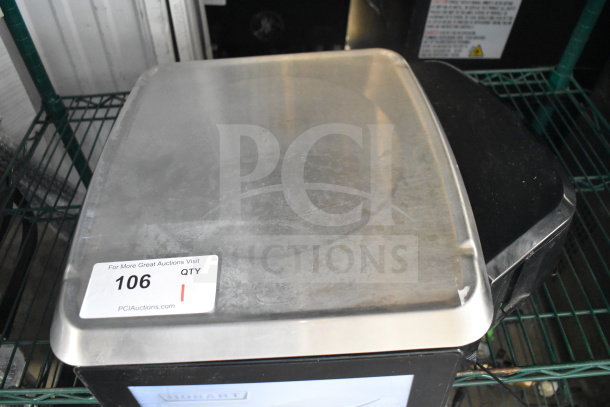 2017 Hobart HTi-7LH26 commercial countertop food portioning scale, stainless steel, tested, working condition.