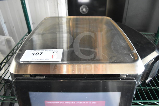 Hobart HTi-7LH26 commercial food portioning scale, tested and working. 120/208-240V, 1 Phase. Auction tag: 107.