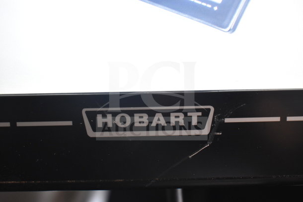 2016 Hobart HTi-LH commercial food scale, tested and working, no power cord. Visible Hobart logo. 120/208-240V, 1 phase.