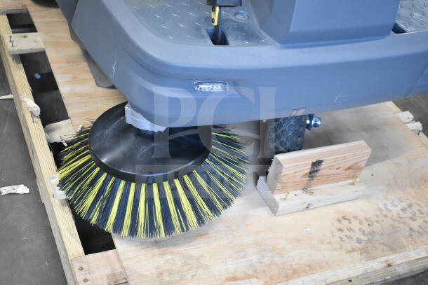 BRAND NEW Karcher KM 85/50 R BP 24" cordless ride-on sweeper, 1 side broom, 13.2-gallon capacity, scratch and dent.
