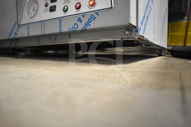 Brand new 2026 Jackson DISHSTAR LT undercounter dishwasher, lo-temp, 115 volts, visible protective film, minor scratches.