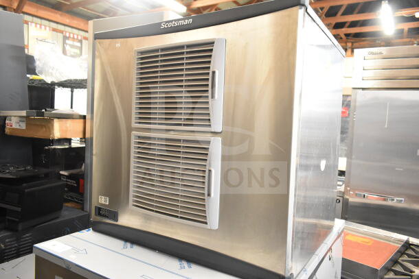 Brand new Scotsman C1030MA-32D Prodigy® Plus ice machine on bin, 1077 lb. capacity, 30", air-cooled, 208/230V, 1 phase.