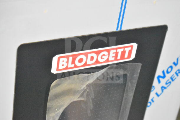 "Blodgett logo on a BRAND NEW SCRATCH AND DENT 2021 Blodgett BCT62/KPE-gas 2.06 Combi Convection Oven's surface."
