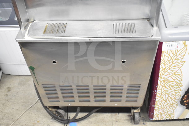 Taylor 632-33 Commercial Milkshake Machine, air-cooled, floor style, 2 flavor, 208-230 volts, 3 phase, used condition.