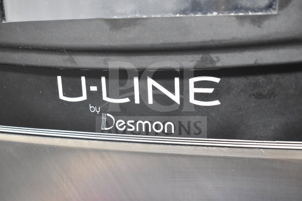2022 Desmon GBF-15+ETL stainless steel blast chiller, 4 probes, 220V, 3 phase, features "U-Line by Desmon" label.