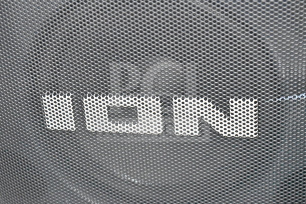 ION Party Boom Plus speaker with perforated metal grille and logo. Store display condition. Auction includes 5 units.