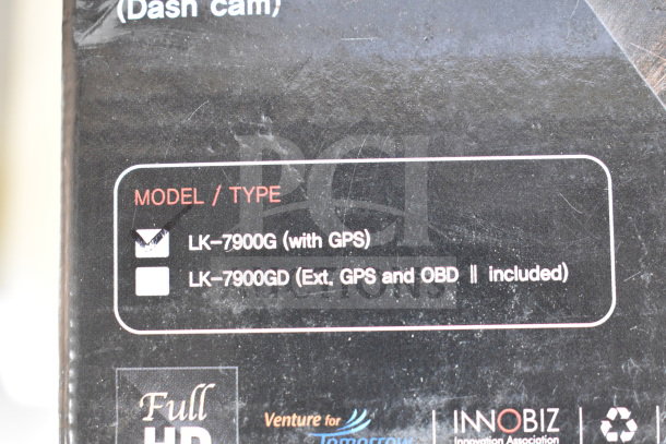 IN ORIGINAL BOX! Lukas Blackbox Driving Recorder, model LK-7900G with GPS. Full HD feature noted on packaging. New condition.