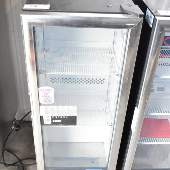 2019 IDW G4-H0234B Mini Cooler Merchandiser, 115V, 1 Phase. Glass door, energy-efficient labels, excellent condition.