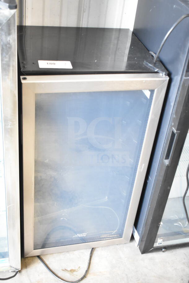 Arctic King ARV115B1AST Mini Cooler Merchandiser, 115 volts, 1 phase, glass door, black finish, excellent condition.