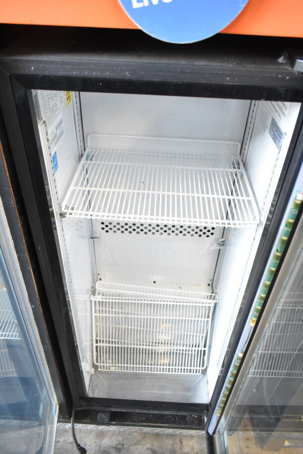 2019 IDW G4-H0234B Mini Cooler Merchandiser, 115V, 1 Phase, with wire shelves, excellent for retail displays.