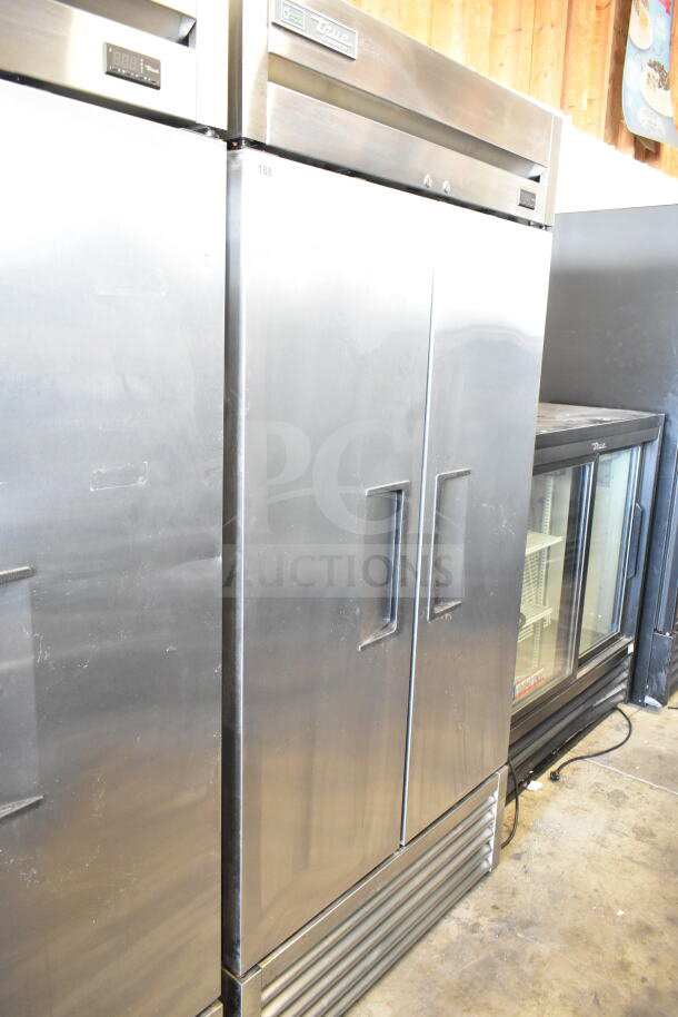 2019 True T-35-HC 2 Door Cooler, stainless steel, commercial grade, 115V, 1 phase, excellent condition.