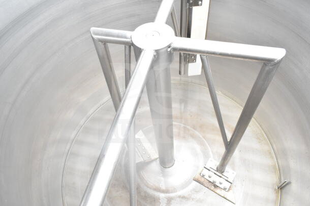 C2C CZC-13F tilting cooking kettle mixer with agitator, 150L capacity, stainless steel, 380V, 3 phase, industrial use.