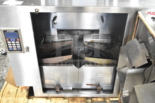 2016 Autofry MTI-40C commercial ventless fryer, electric, 240V, 1 phase. Features keypad, dual baskets. Used condition.
