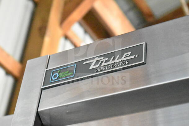 2018 True T-35-HC Commercial Cooler, 2-door, stainless steel, "natural refrigerant" label, great condition.