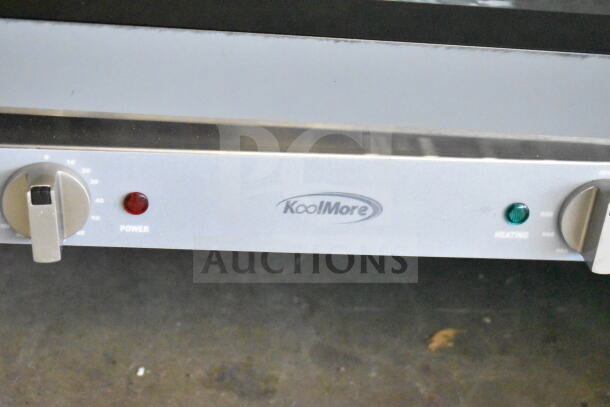 KoolMore KM-CTCO-44 electric convection oven, new with scratches and dents, logo visible between power and heating knobs.